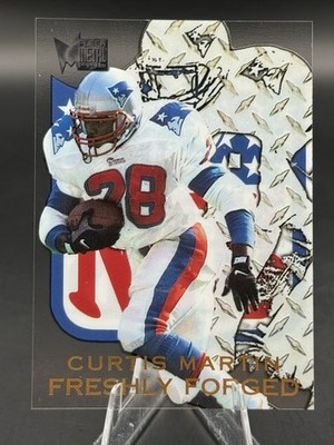 1996 Fleer Metal Freshly Forged #7 Curtis Martin IT1374