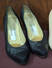 Vintage Charles Jourdan Black Womens Heels Size 9