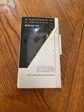 Vintage Sanyo M-G32 Portable AM/FM Radio Cassette Player Works Read Description