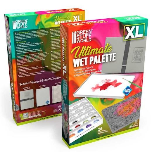 Green Stuff World Ultimate Wet Paint Palette XL