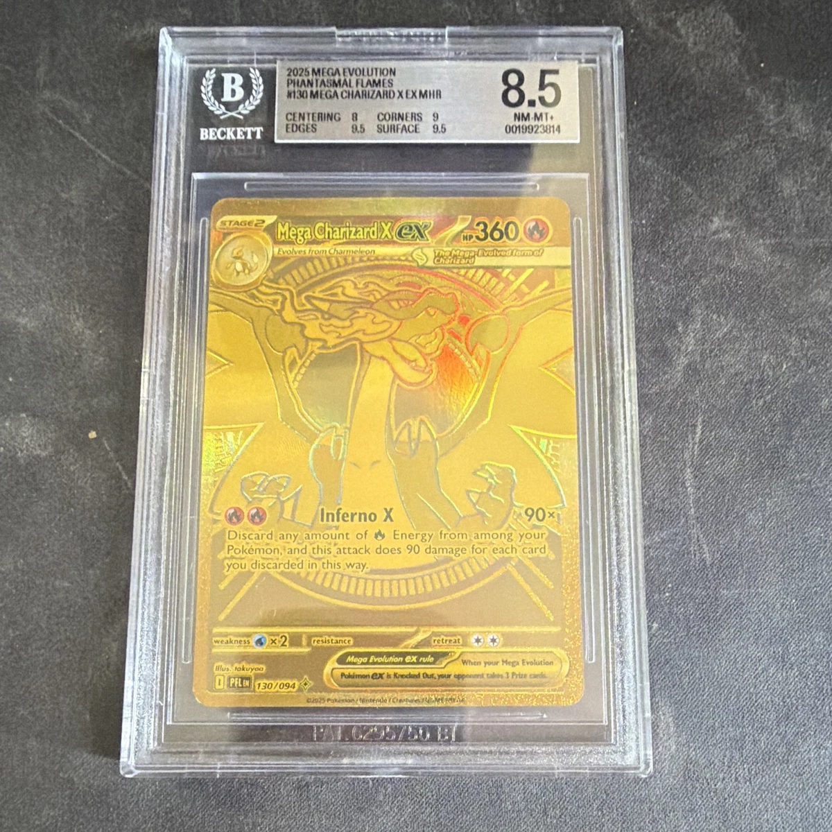Pokémon TCG Beckett Grading Services (BGS) Secret Rare Individual