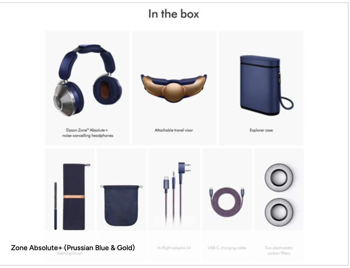 NEW SEALED Dyson Zone Absolute+ Active Noise Cancelling Headphones