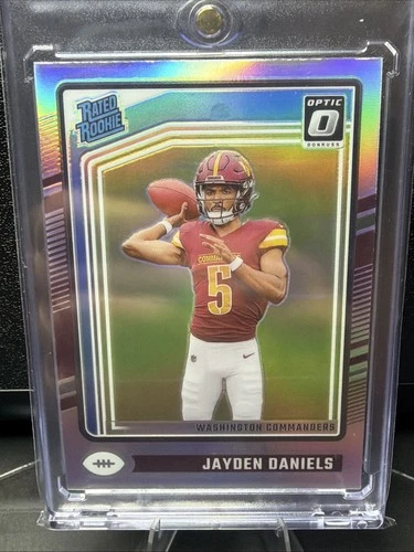 2024 Panini Donruss Optic Rated Rookie Jayden Daniels #248 Holo Prizm (RC)