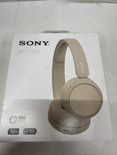 Sony WH-CH520 Wireless On-Ear Bluetooth Headphones - Beige New SEALED