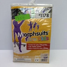 Morphsuits Kids Purple Halloween Costume. Kids Size M Age 12+ 3'11"-4'5"