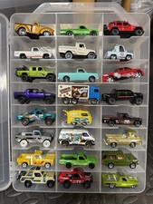 Hot Wheels Matchbox Diecast Bulk Lot 24 TRUCKS VANS /Assorted Loose Cars