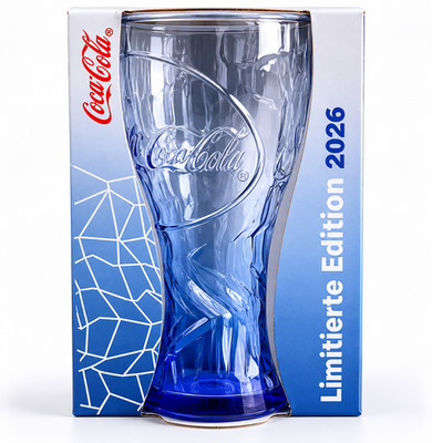 Coca-Cola Glas Limited Edition 2026 Nachtblau OVP McDonald s Sammlerglas Neu