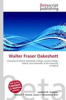 Lambert M. Surhone (U. A.) | Walter Fraser Oakeshott | Taschenbuch | Englisch