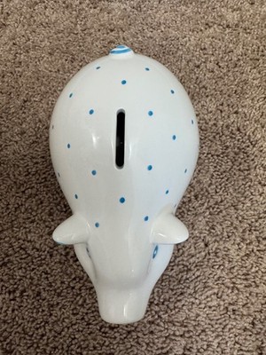 Vintage Tiffany & Co. Piggy Bank. Blue. Gift but never used. In