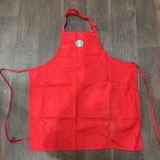 Starbucks Uniform Apron Unisex One Size RED Employee Apron Logo