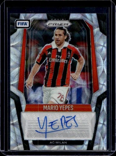 2025-26 Panini Prizm FIFA Mario Yepes Signatures Choice Prizm Auto #38 Milan