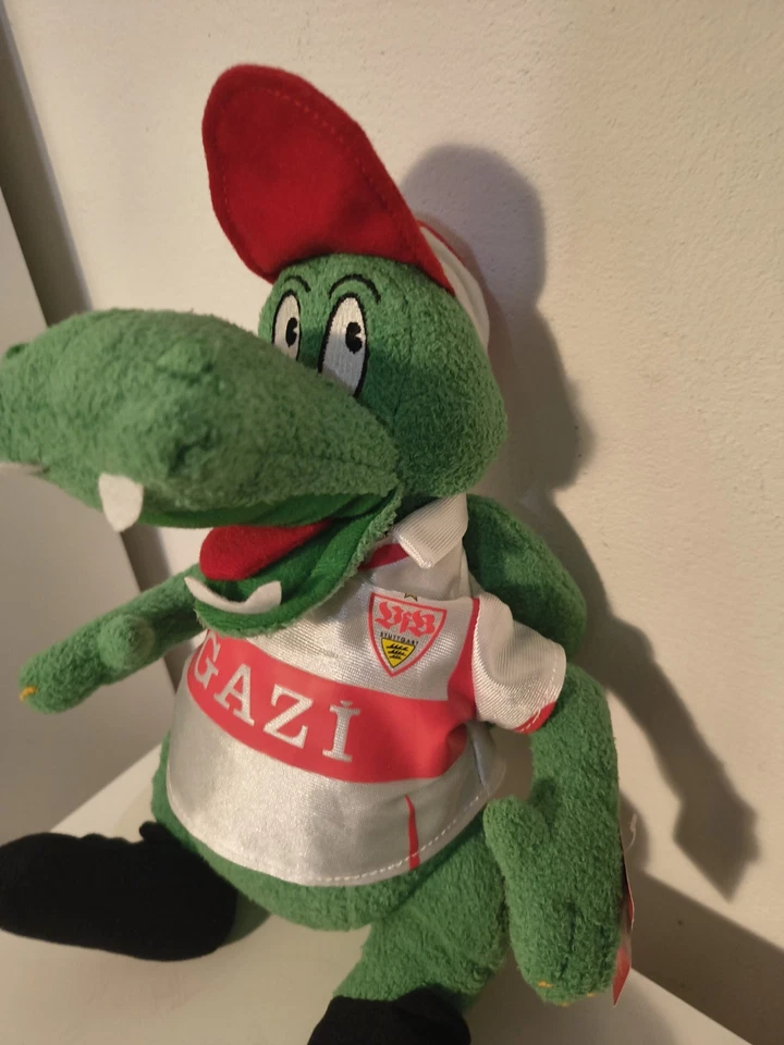 VfB Stuttgart Maskottchen Fritzle 30 cm unbenutzt mit Etikett - Bild 2 von 4