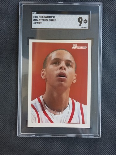 2009-10 Bowman '48 - Stephen Curry #106 /2009 (RC)  SGC 9 **SEE DESCRIPTION**