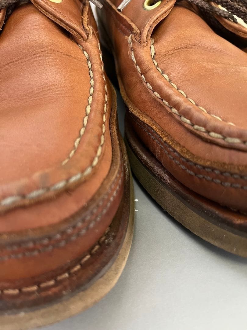 Russell Moccasin Sporting Clays Chukka Boots Brown Leather US9