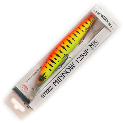 DAIWA STEEZ Minnow 125SP MR Twitching Suspending Jerkbait Lure #RED TIGER