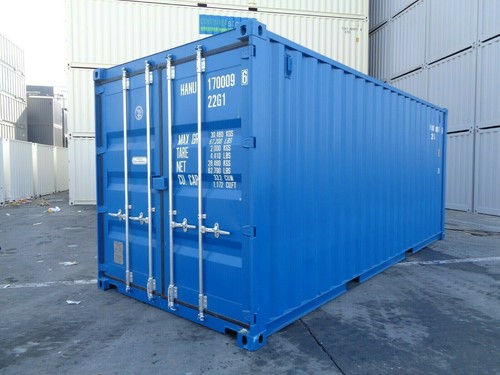 20`DV Seecontainer one way in RAL 5010 Enzianblau Lagercontainer Baucontainer - Bild 9 von 10