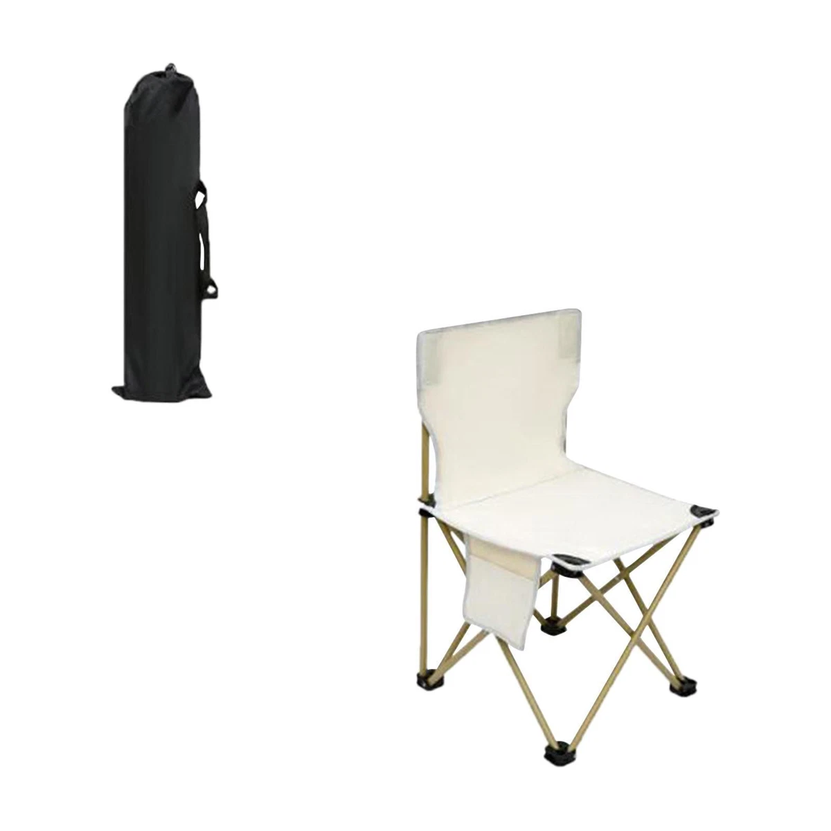 Folding Camping Chair Oxford Mat Chair Portable Adult Compact Camp Chair