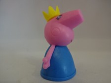 Figurina pubblicitaria e da collezione / Regina di maiale con gonna blu - altezza circa 50 mm