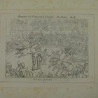 7x10" punch cartoon 1850 THE CIRCUS AT ASTLEYS