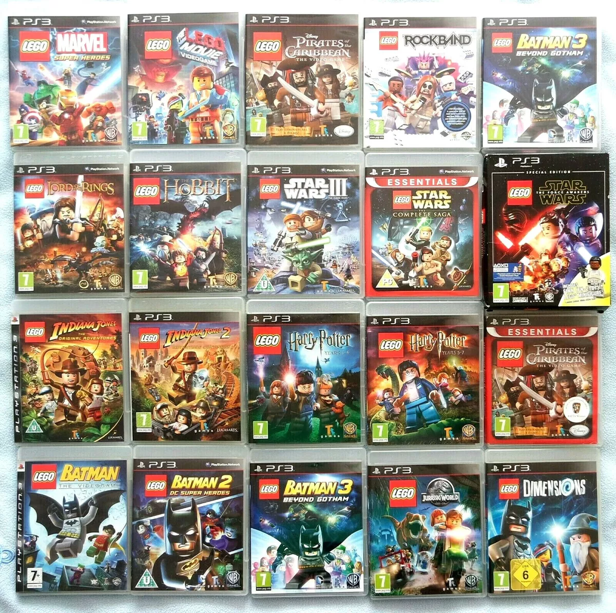 PS3 Marvel Game for Kids and Teenagers Buy 1 Or Bundle Up