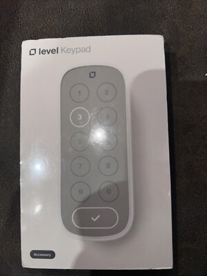 Level Keypad- Works with Level Bolt or Any Level Lock Gloss Deadbolt Adaptor Kit