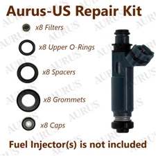 x8 FUEL INJECTORS REPAIR KIT FOR 98-05 Lexus LX GX Toyota Sequoia Tundra 4Runner