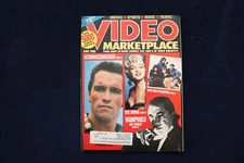 1990 JUNE VIDEO MARKETPLACE MAGAZINE - ARNOLD SCHWARZENEGGER COVER - E 19273