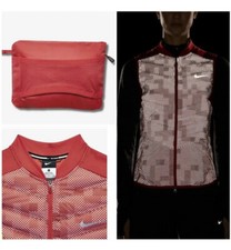 Nike Aeroloft Reflective Graphics Red Goose Down Gilet Vest, Size S