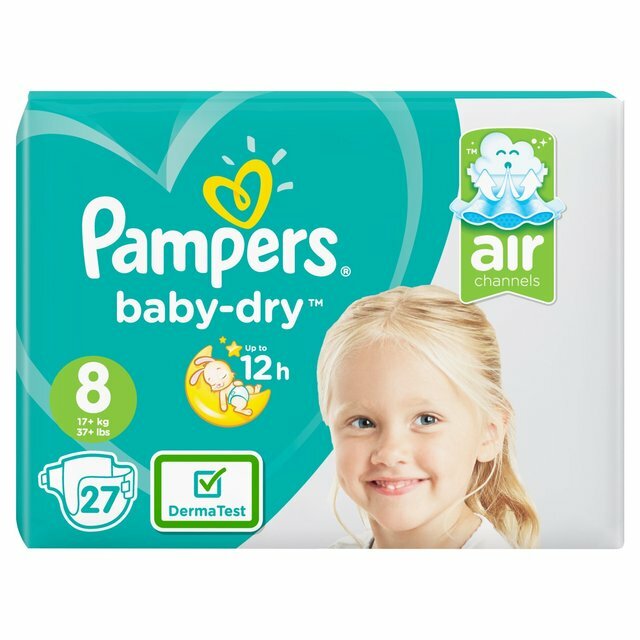 size 7 pampers baby dry