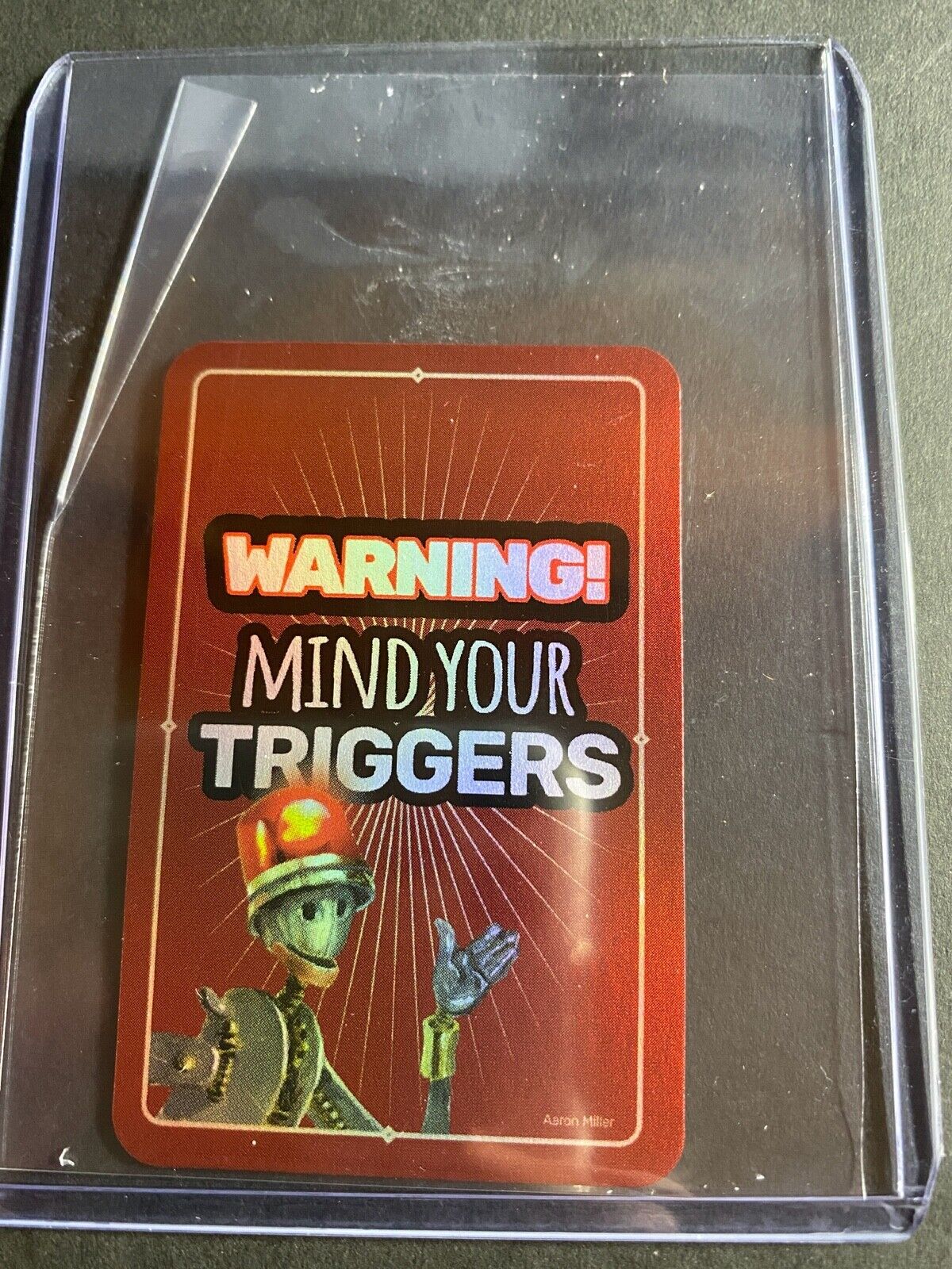 Tigger Warning Collectors Token Red Aaron Miller