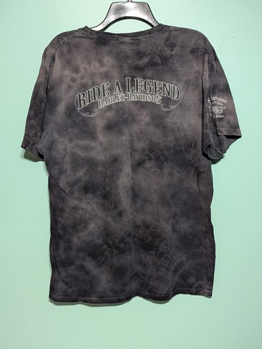 Harley-Davidson ride a legend t-shirt size xl birch run mi - Afbeelding 7 van 8