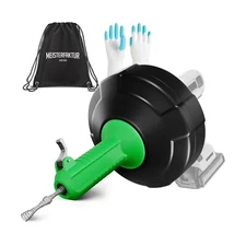 drain snake [50 FT] - Auto Feed - Ideal plumbing snake for sink and drain unb...