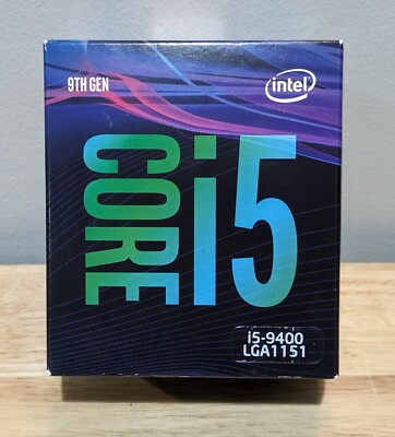 **NEW** Intel Core i5-9400 CPU 2.90 9th Gen Processor - LGA1151 - w/ CPU Cooler