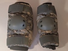 Military Tactical Knee Pads ACU Digital Camo Protective Gear Adjustable Straps