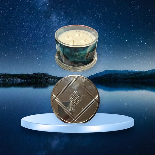 Homeworx By Harry Slatkin MIDNIGHT MOON Candle 18 oz 4 wick HALLOWEEN - Picture 2 of 7