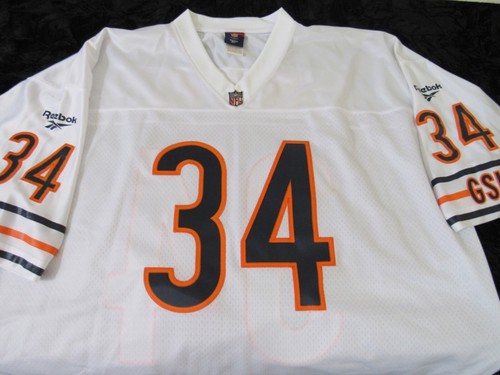 Walter Payton 1985 Chicago Bears NFL Throwbacks Authentic White Jersey Sz 2XL - Picture 2 of 12
