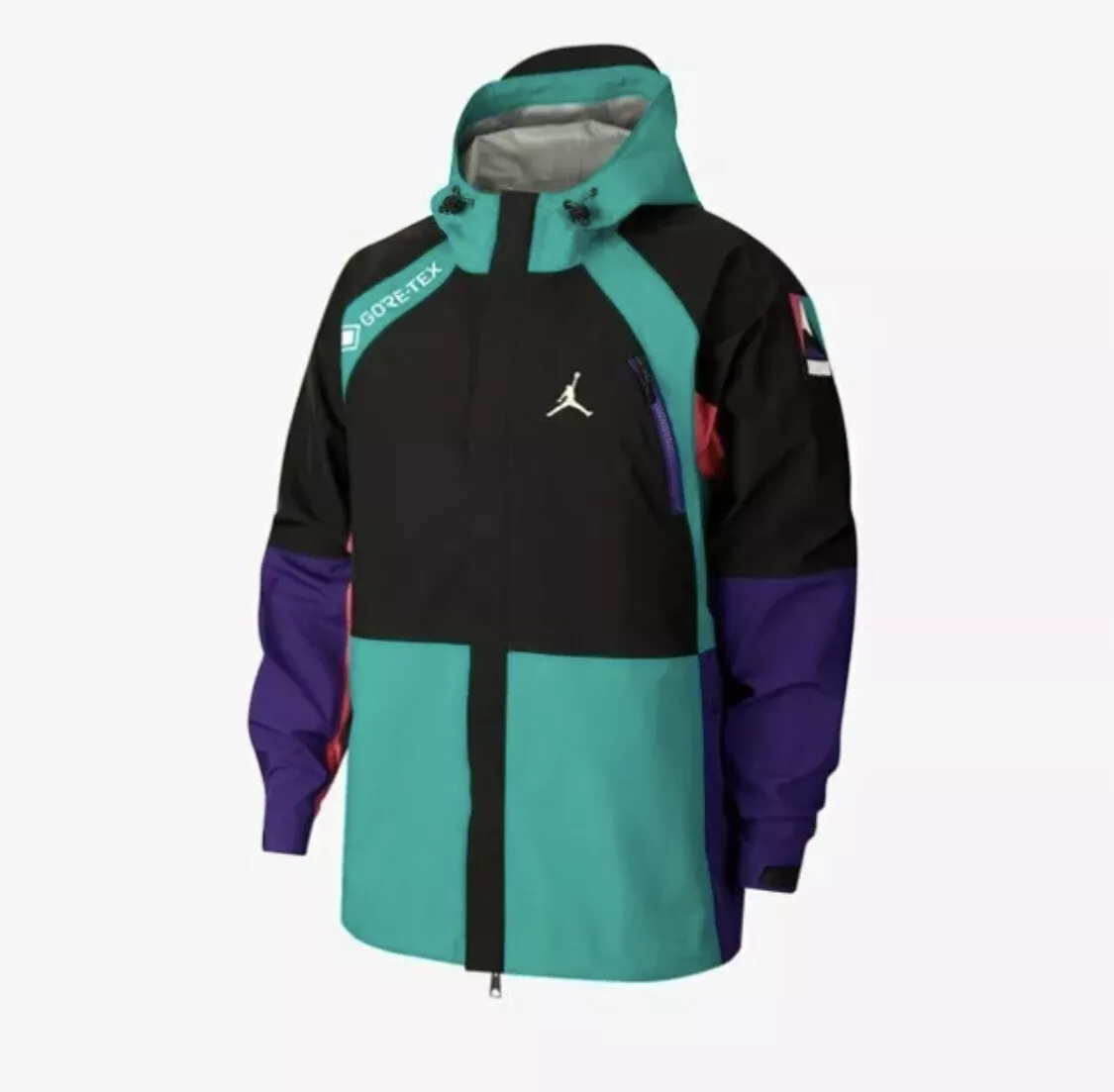 Nike Jordan Utility GORE-TEX Jacket Black Teal CT3338-010 Men's L MSRP Sealed