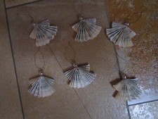 6 Stück Engel klein "Handarbeit"