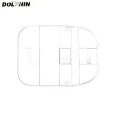 Dolphin Upgraded Top Frame  with 5 solid plates Fit Existing Pro2/3 T top White