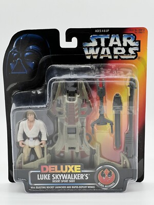 Star Wars Deluxe Luke Skywalker's Desert Sport Skiff 1996