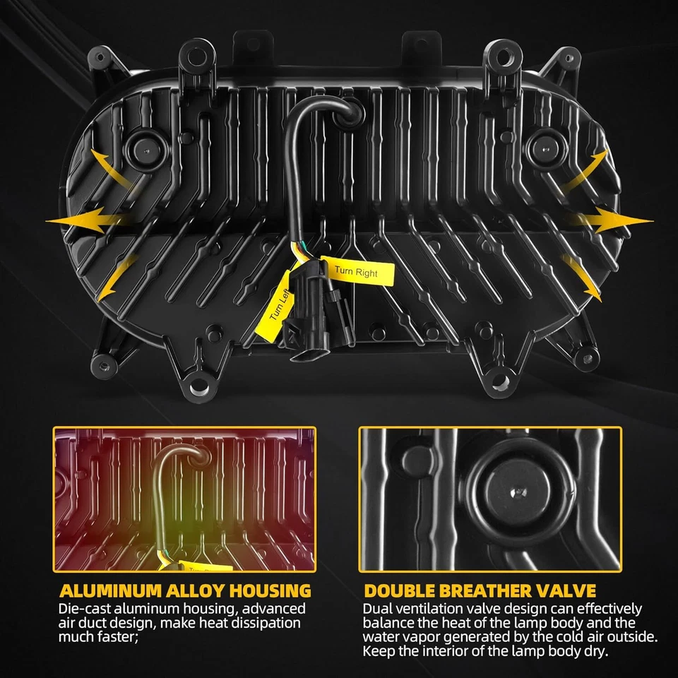 Faro LED DRL para Harley Davidson Road Glide FLTRX FLTRXS FLTRU 2015-2024 Foto 3 de 4