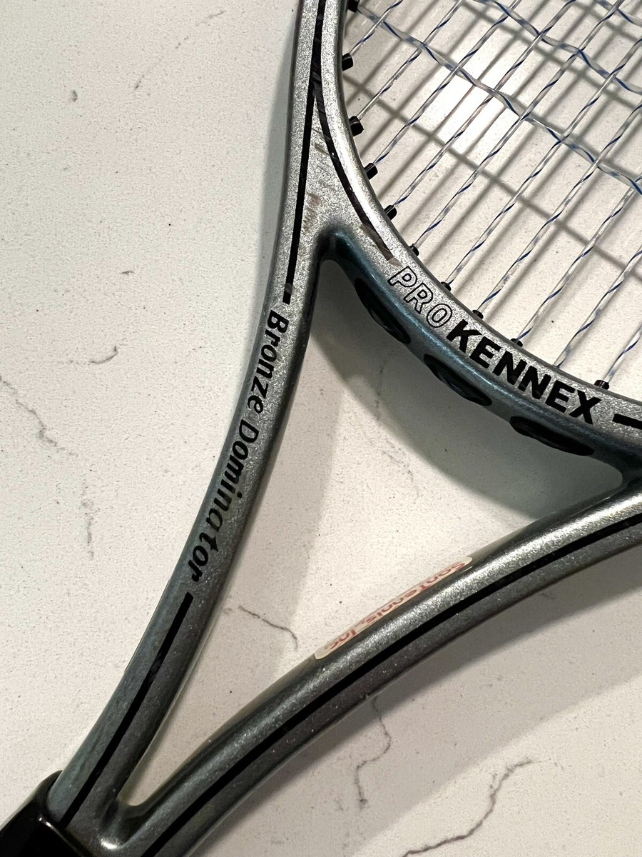 Raquette De Tennis Pro Kennex Bronze Dominator - 4 1/2 - Avec Housse - État Correct