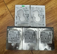 5 PACK ! Hard Drive, SATA ,2.5" in , 500GB HDD, Slim Form 7mm Seagate/WD/Toshiba