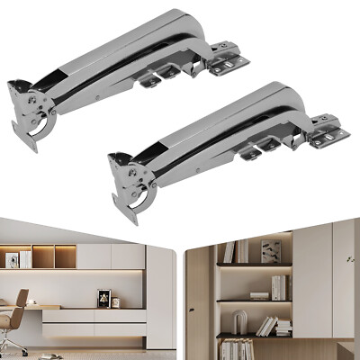 2*Lateral Opening Door Hinge Set 19.8lb 180�� Parallel Door Sliding 10.46*3.16''