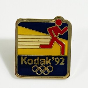 Kodak '92 Olympics Track And Field Enamel Lapel Pin