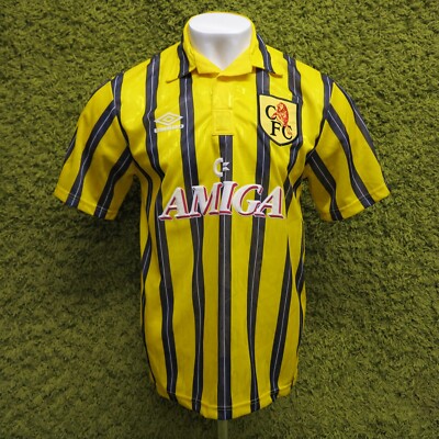 1993-1994 CHELSEA THIRD 3RD FOOTBALL SHIRT L 9/10 MINT UMBRO AMIGA