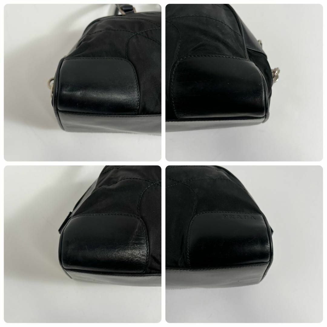 PRADA Archive Women's Boston Bowling Bag Handbag Nylon PRADA Archive Women's Boston Bowling Bag Handbag Nylon