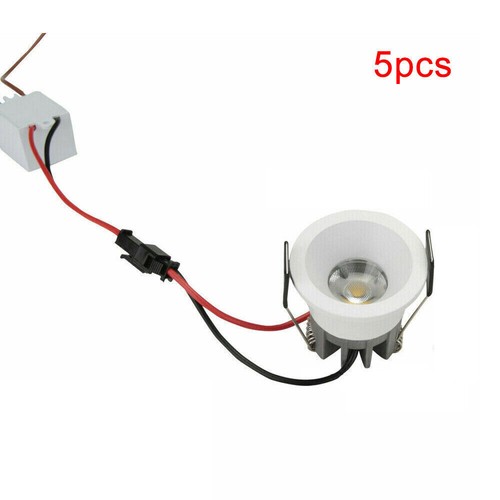 5/10pcs Mini 3W Recessed Downlight Ceiling Wall Cabinet Spot Light with Driver - Picture 13 of 14
