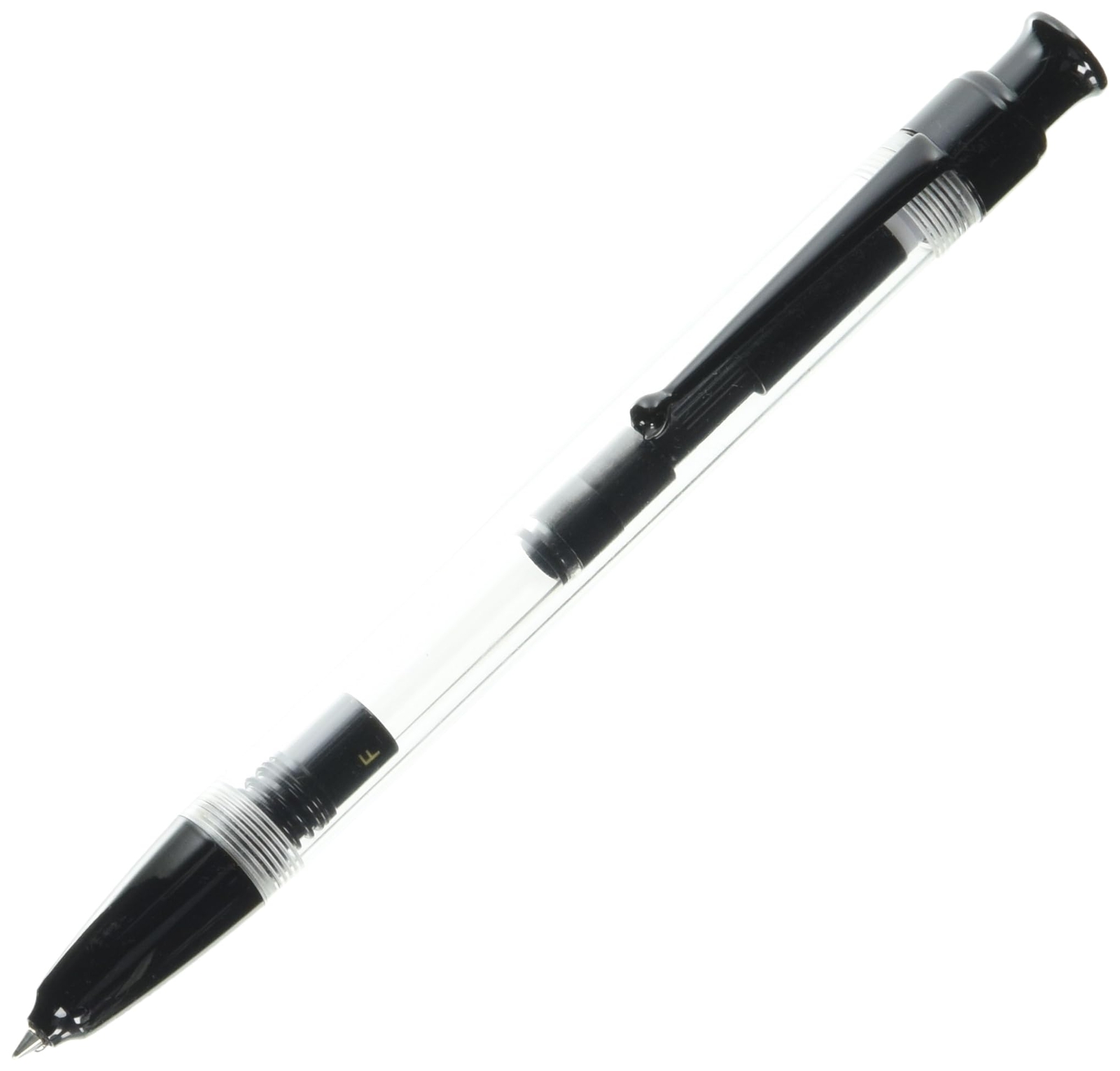 Monteverde Engage One-Touch Liquid Ink Rollerball Demo - Transparent Resin, R...