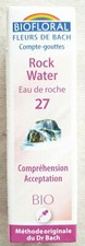 Compte-gouttes fleurs de bach Eau de roche bio Biofloral, compréhension (mo)